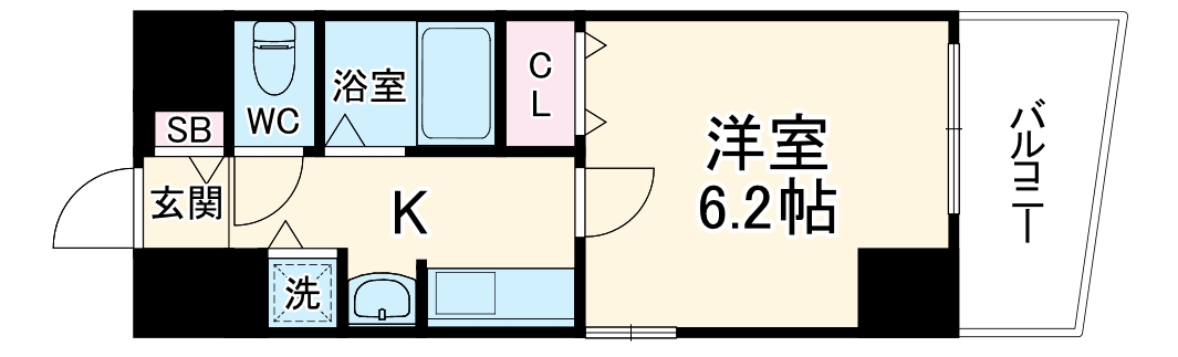 プレサンス泉シティアークの間取り