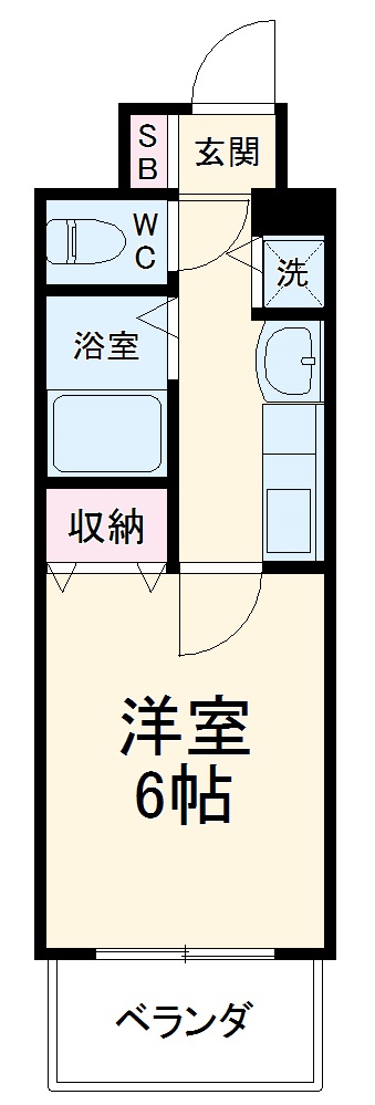 プレサンス泉シティアークの間取り