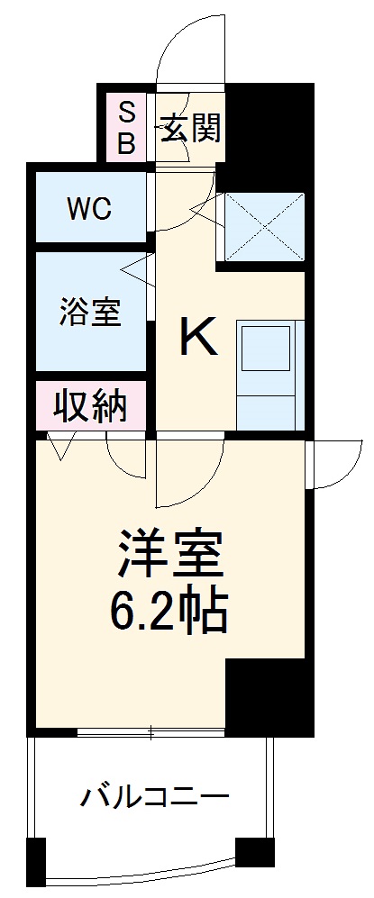 プレサンス泉シティアークの間取り