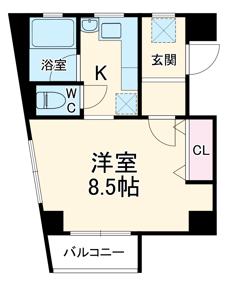 シティハイツ石原の間取り