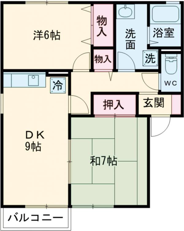 プラザSの間取り