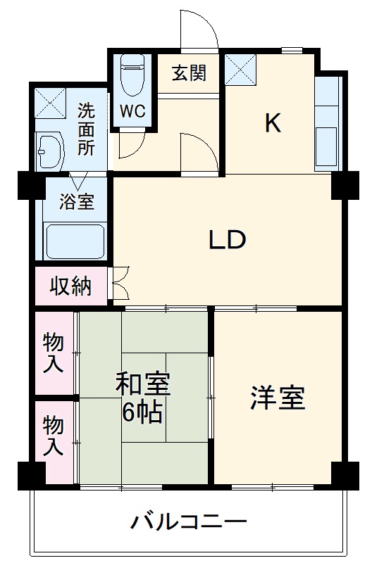 Villa上小田井壱番館の間取り