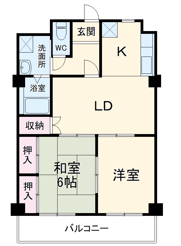 Villa上小田井壱番館の間取り