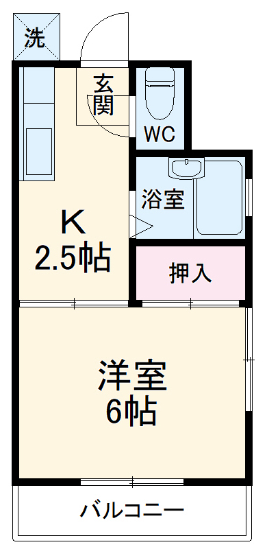 ハイツ山口の間取り