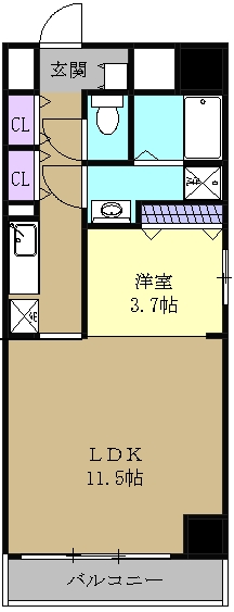 マリオン千種の間取り