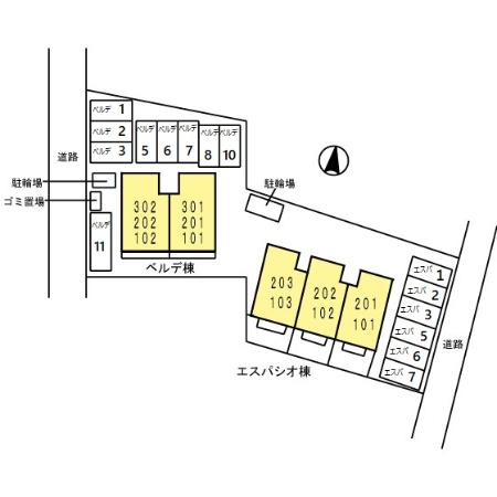 2/5 駐車場