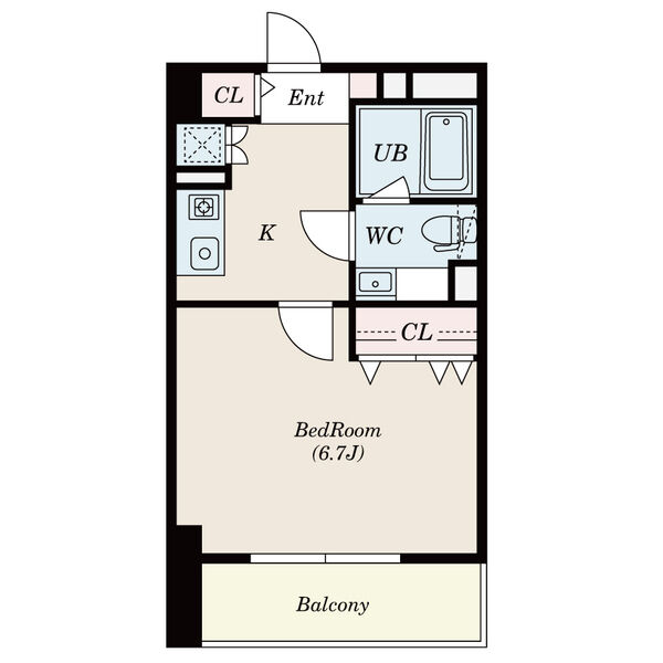 アール押切の間取り