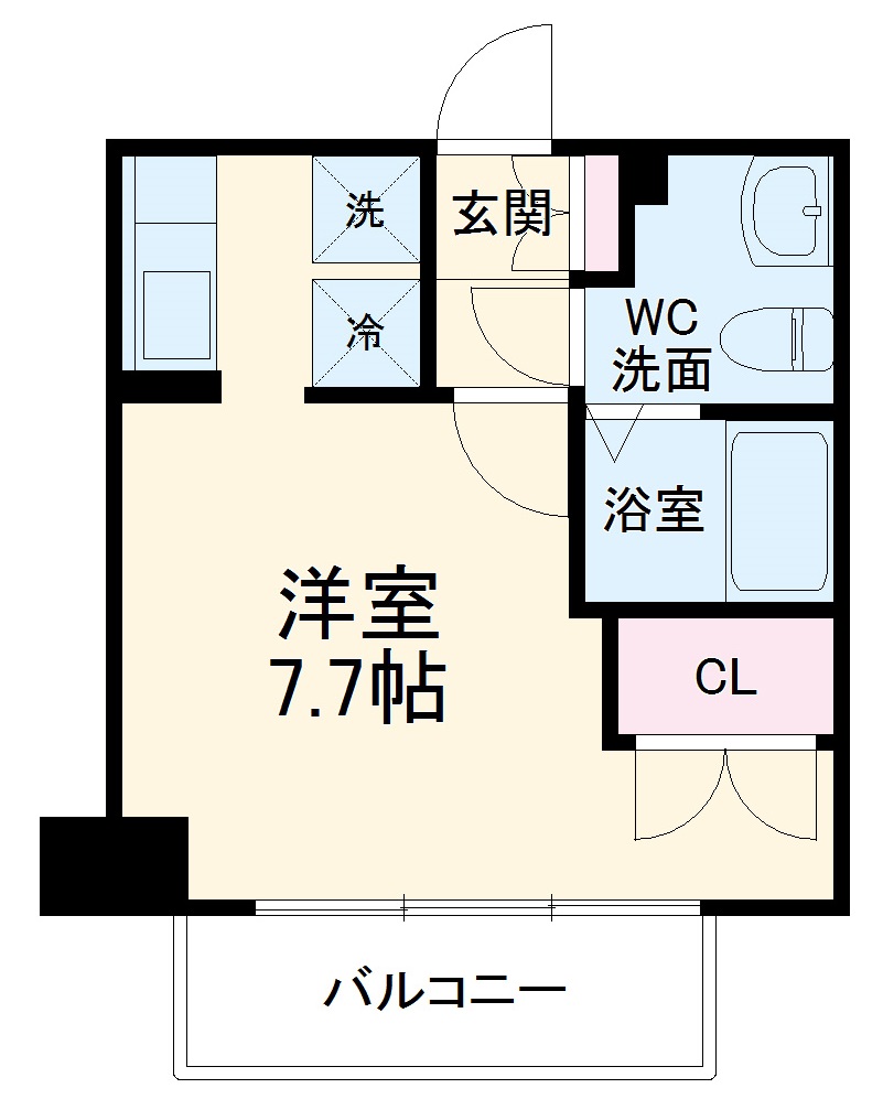 ライブコート丸の内の間取り
