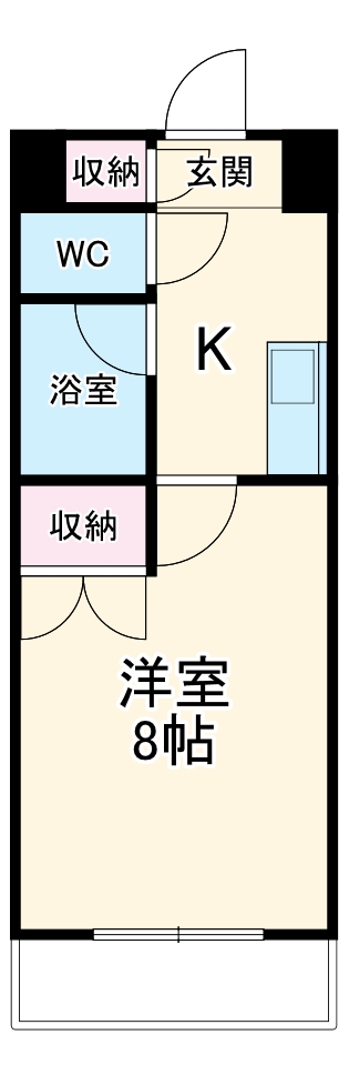 レージュ城西の間取り