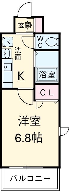プレサンス千種駅前ネオステージの間取り