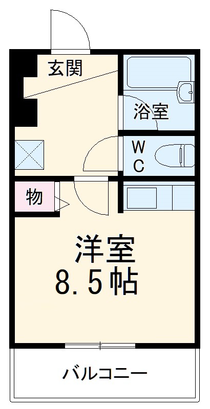 クラージュ474の間取り