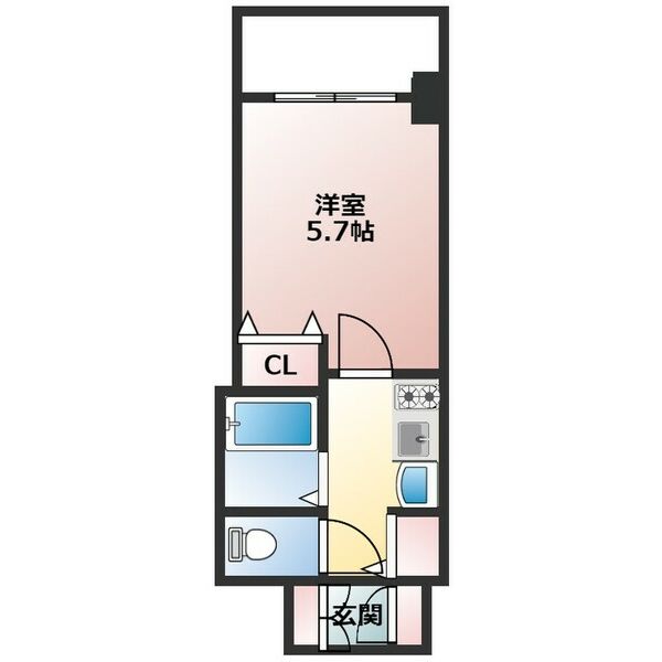 プレサンス新栄デコールの間取り