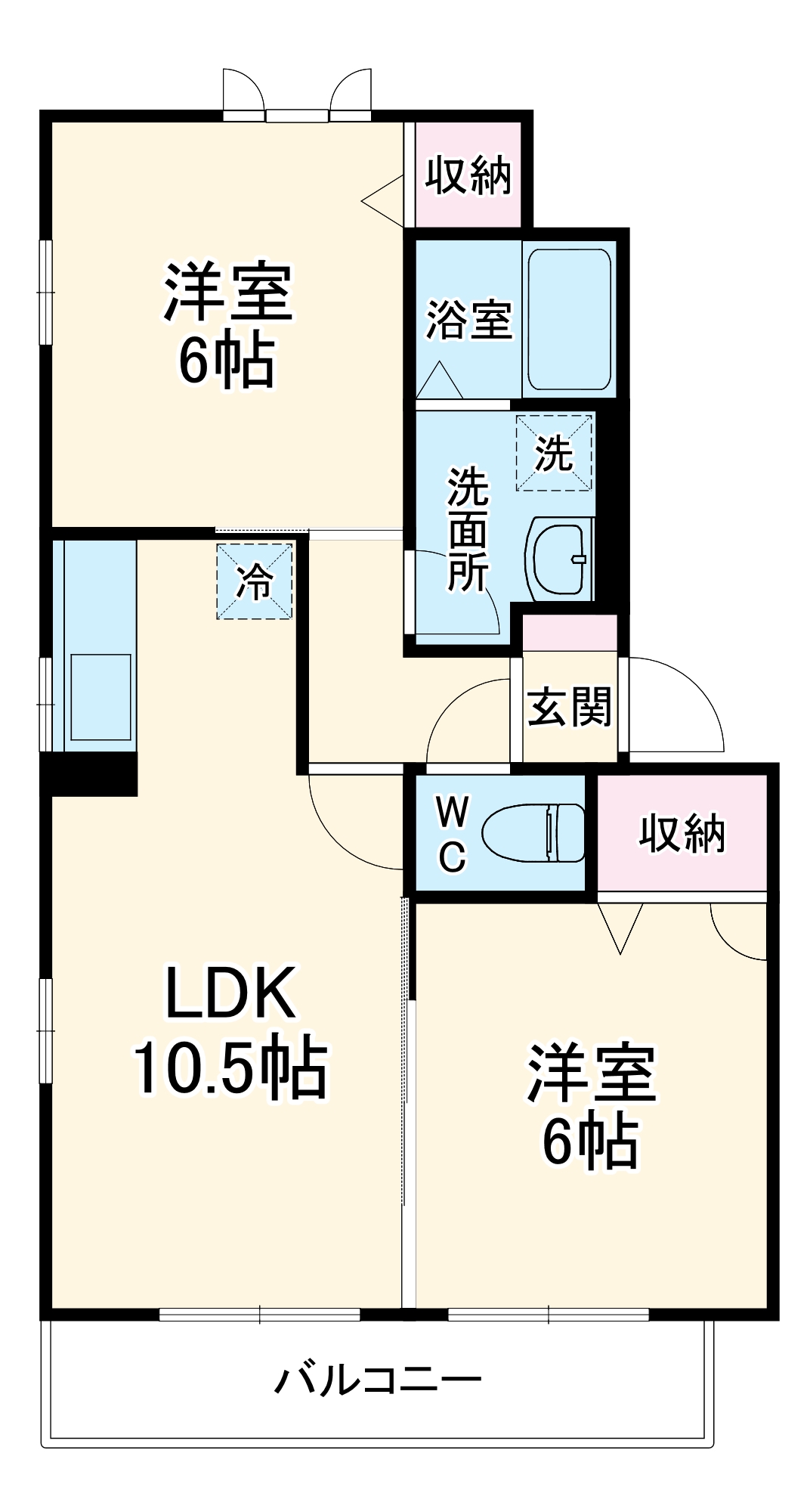 ファーストホームBの間取り