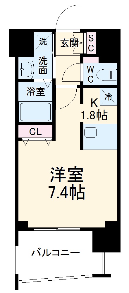 プレサンス新栄リミックスの間取り