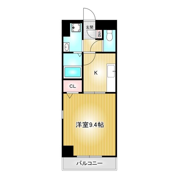 クレセール名駅の間取り