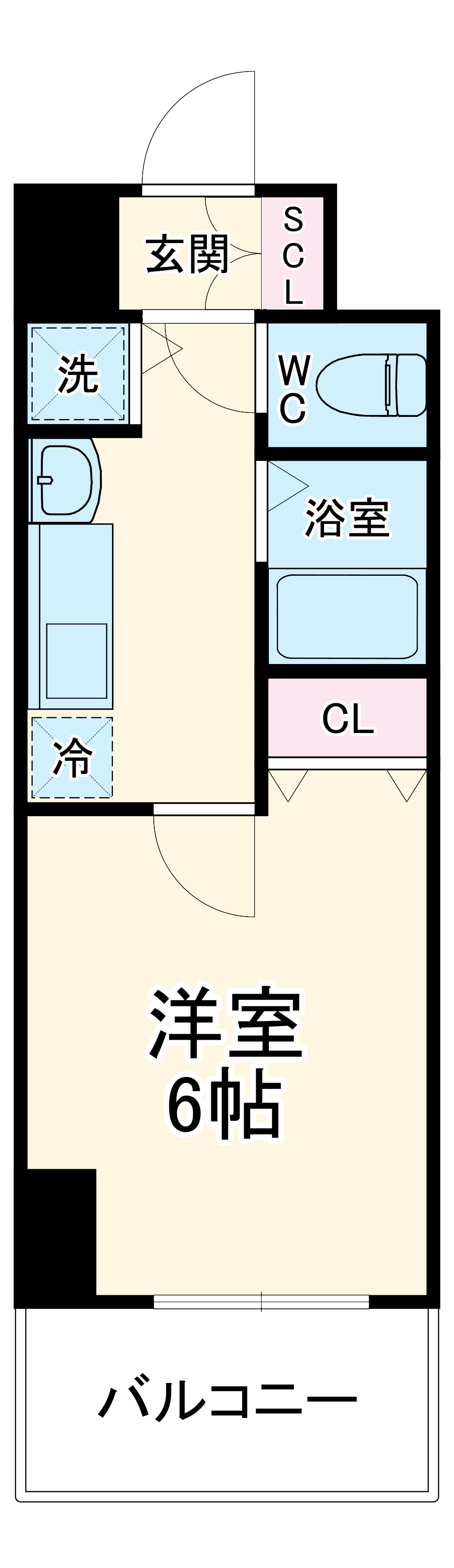 プレサンス新栄リミックスの間取り
