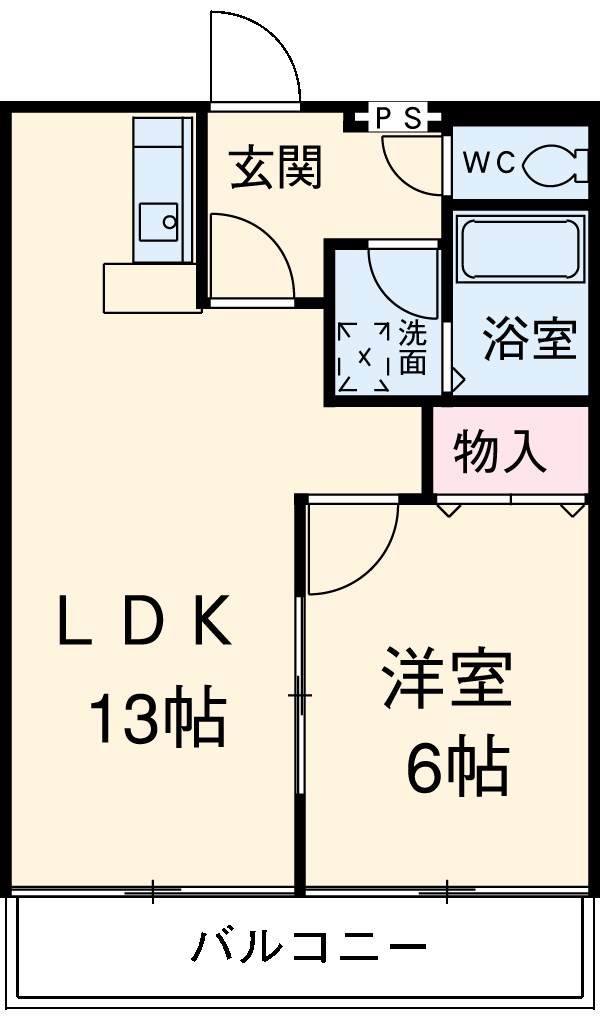 セントラルハイツ香呑の間取り
