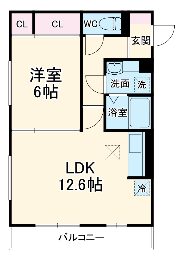 ハイム羽沢十番館の間取り