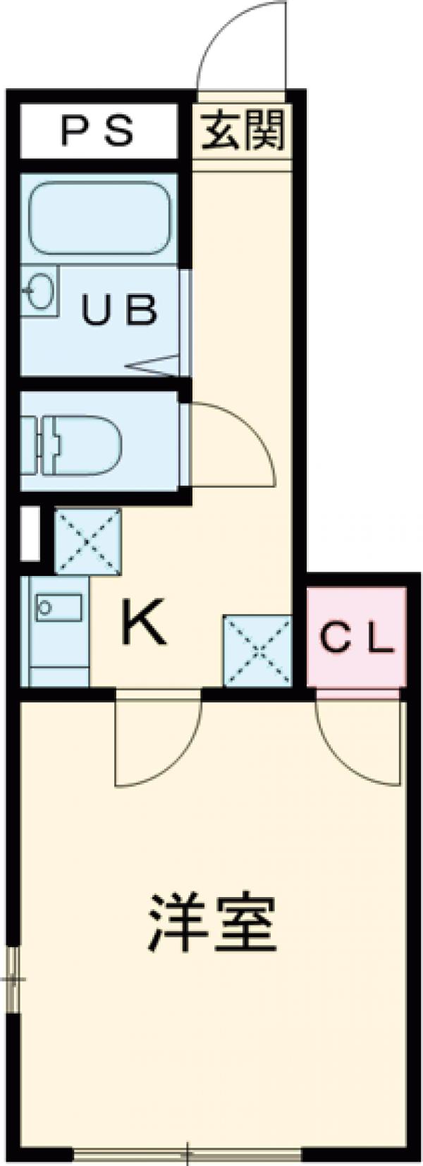 アムール 萩山の間取り
