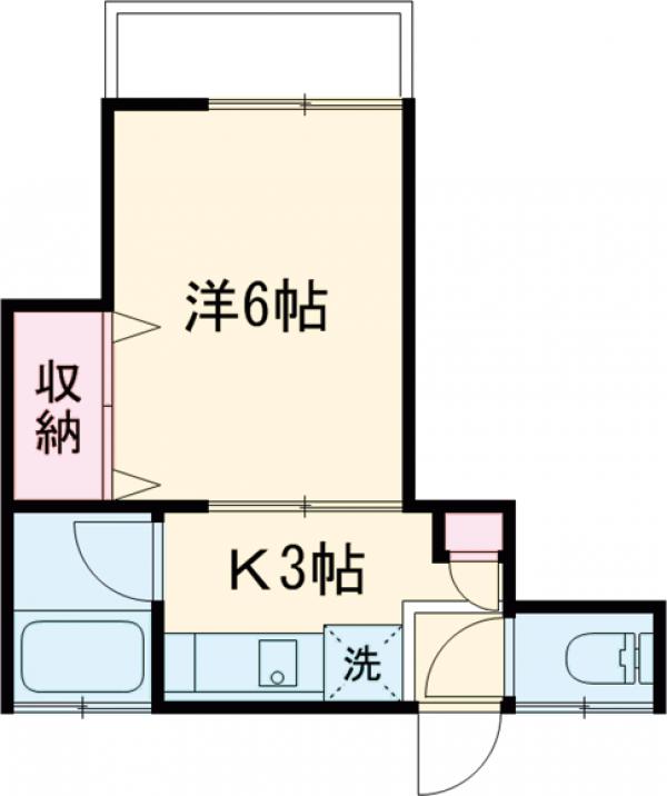 コーポ山主の間取り