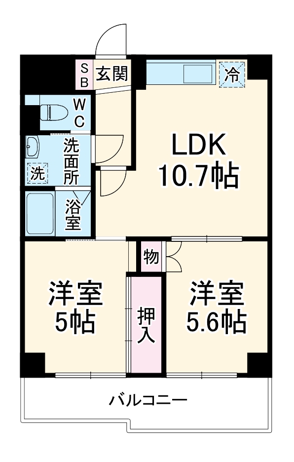 レジデンス代官町スクエアの間取り