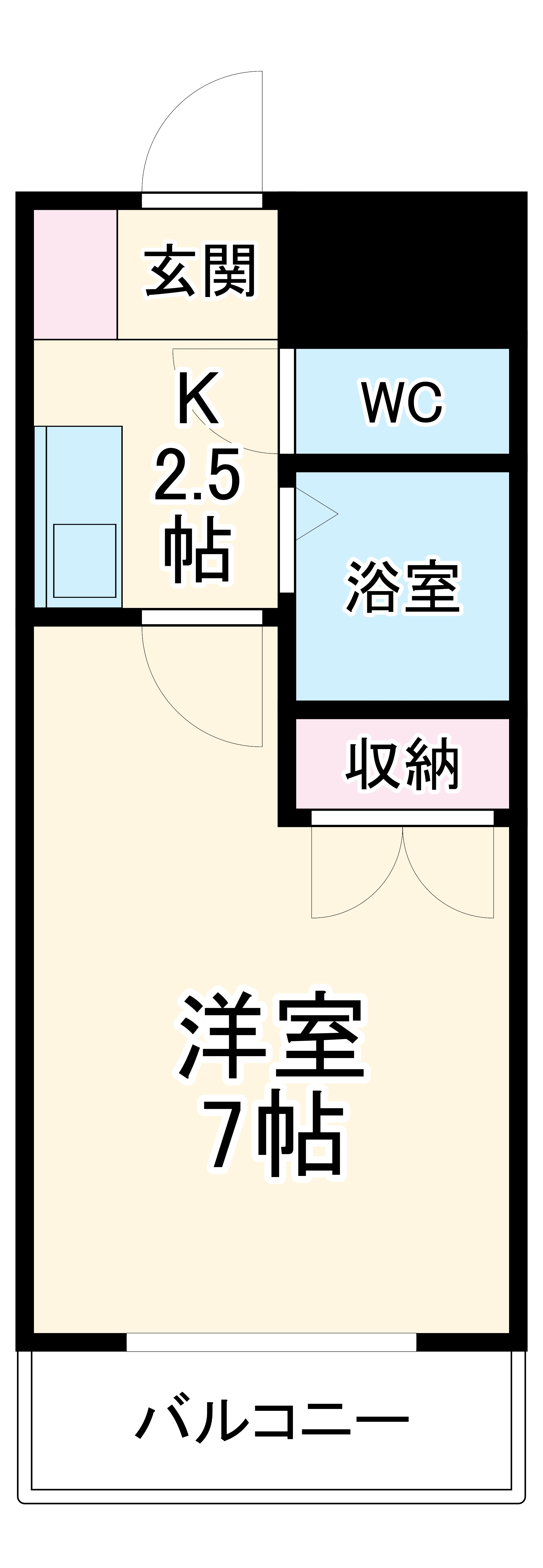 リバティハイツの間取り