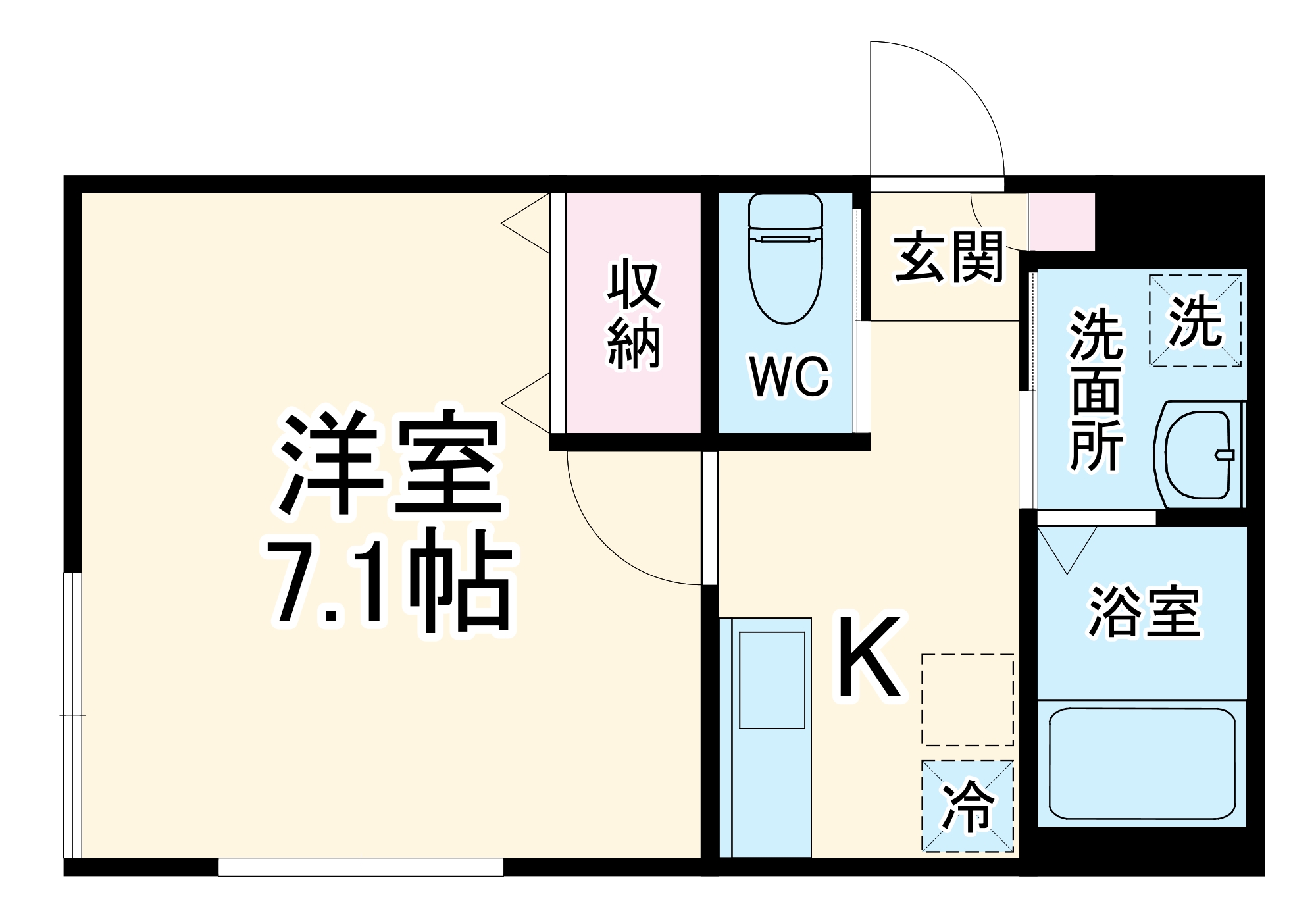 ディアコート南行徳の間取り