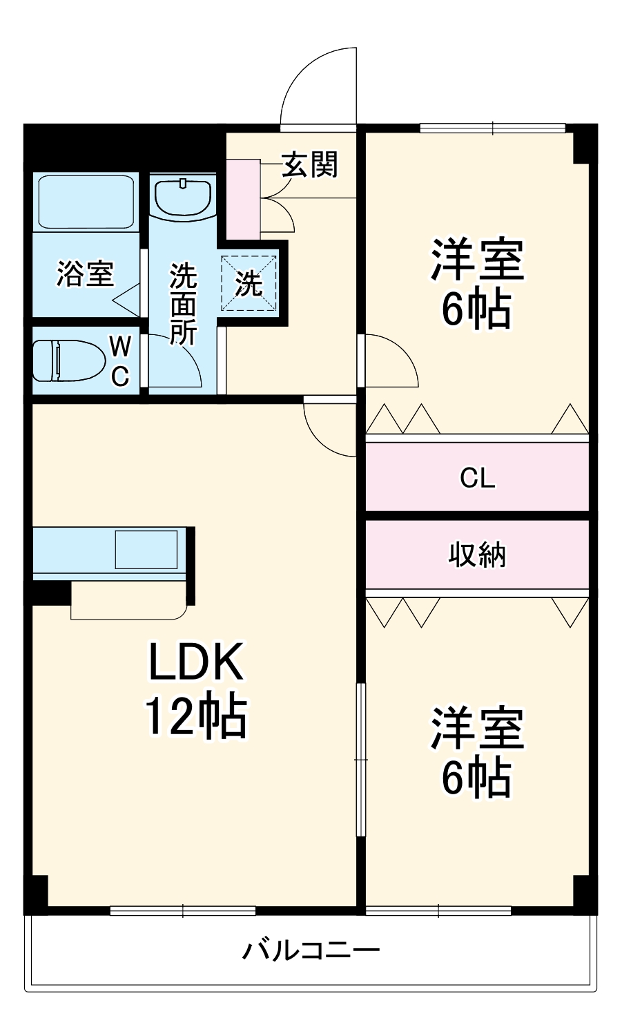 セイフティ日比野の間取り