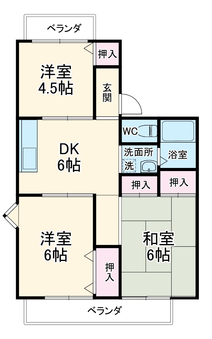 ハイマート エルの間取り