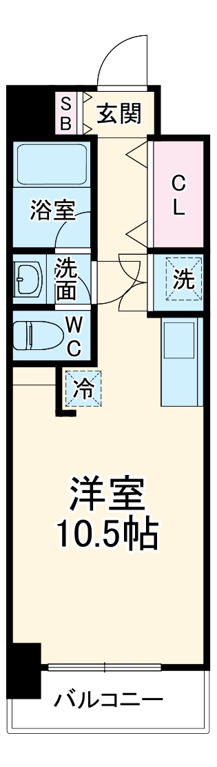 泉アパートメントの間取り