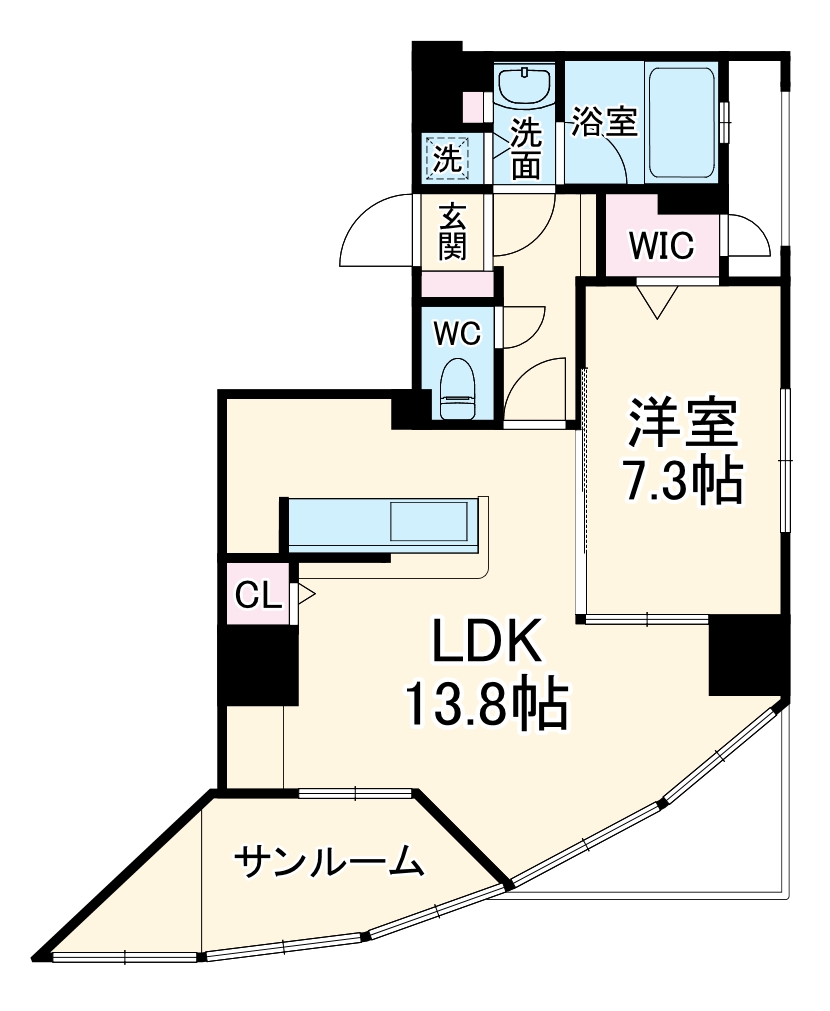プロシード金山２の間取り