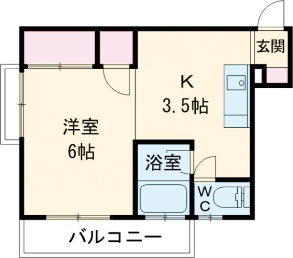 末広マンションの間取り