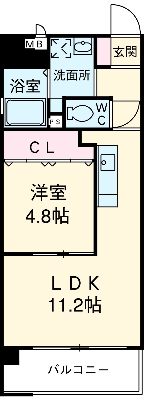 セントピア岡安の間取り