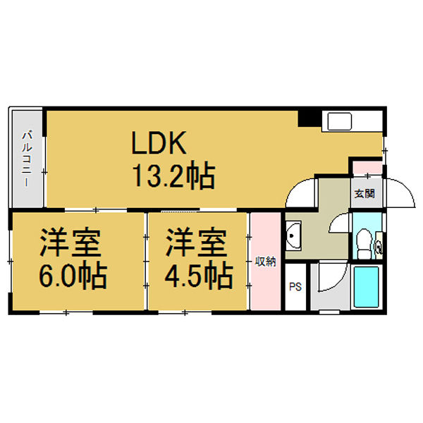 ライフステージ新道の間取り