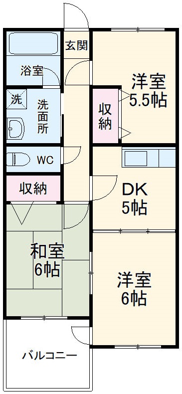 山浩ビルの間取り