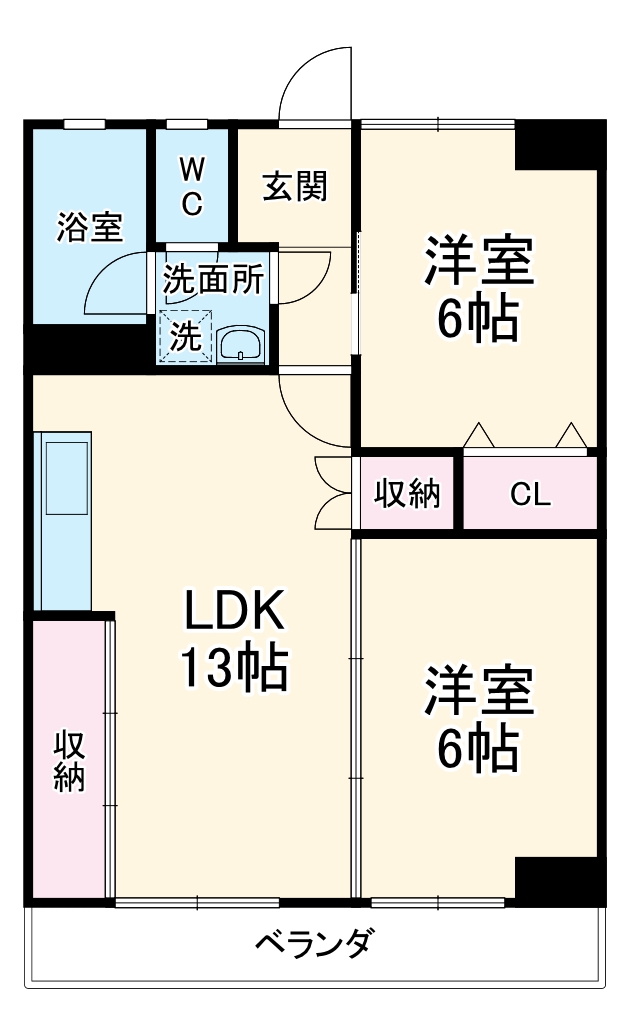 永安ビルの間取り
