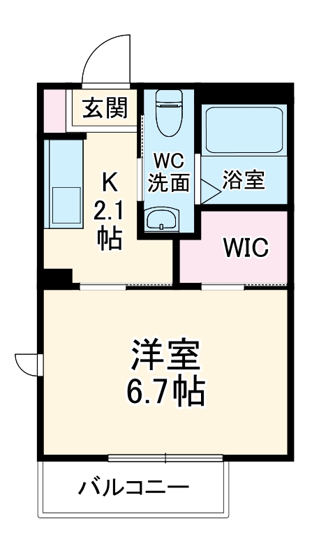 コーポヤヨイの間取り