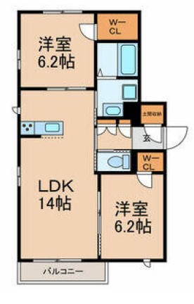 カテリーナⅠの間取り