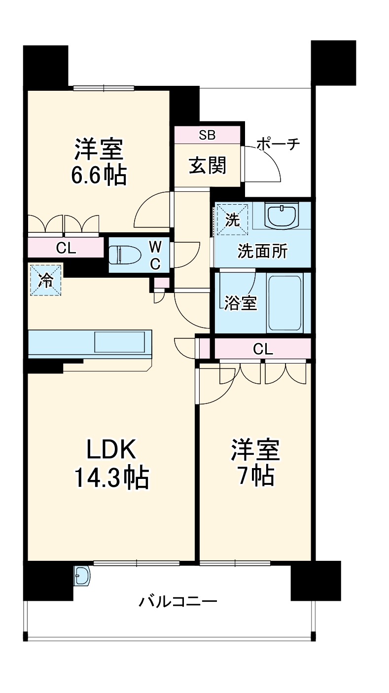ファミリアーレ大曽根の間取り