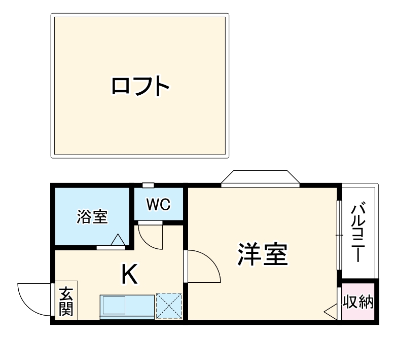 エンルート栄生の間取り