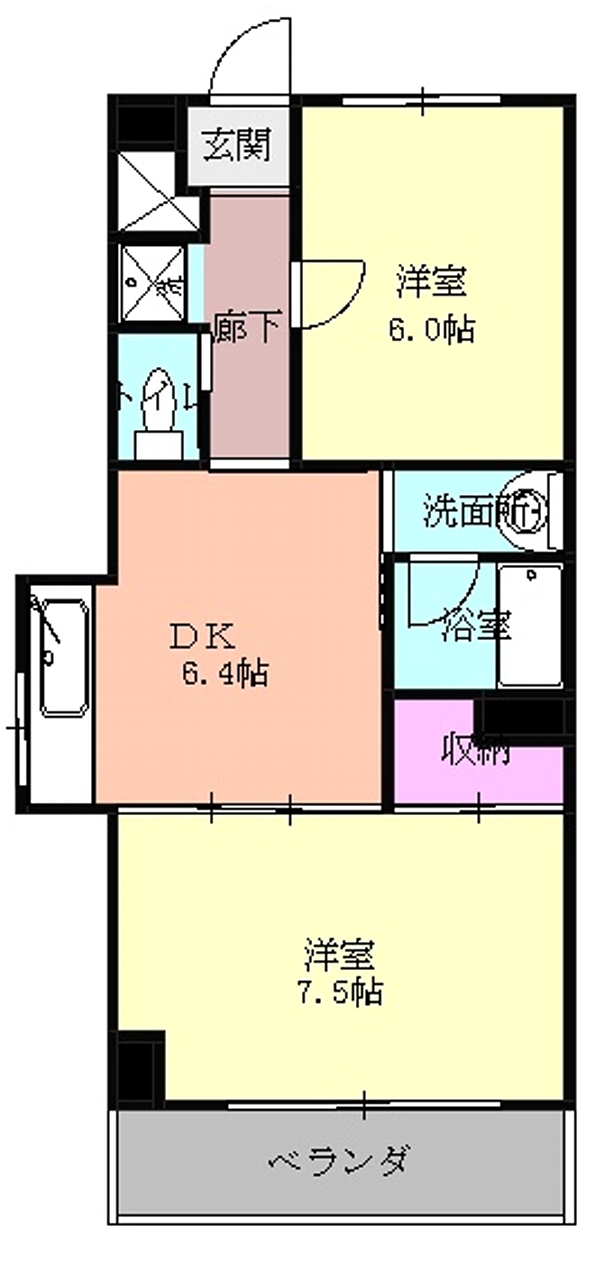 イマージュ池下の間取り