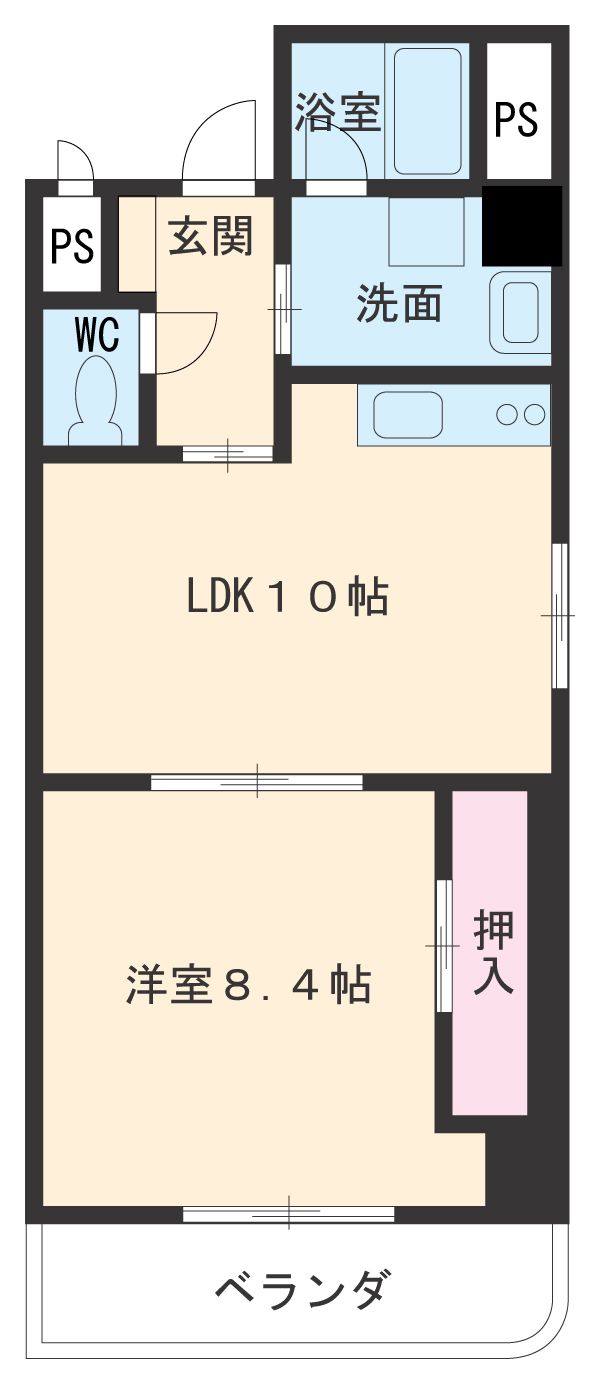 イマージュ池下の間取り