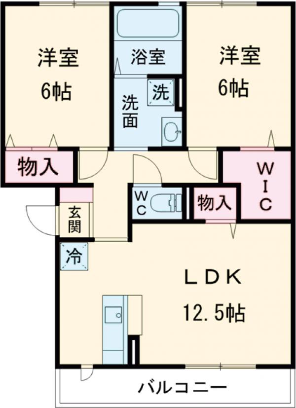 ラ・テール ドゥの間取り