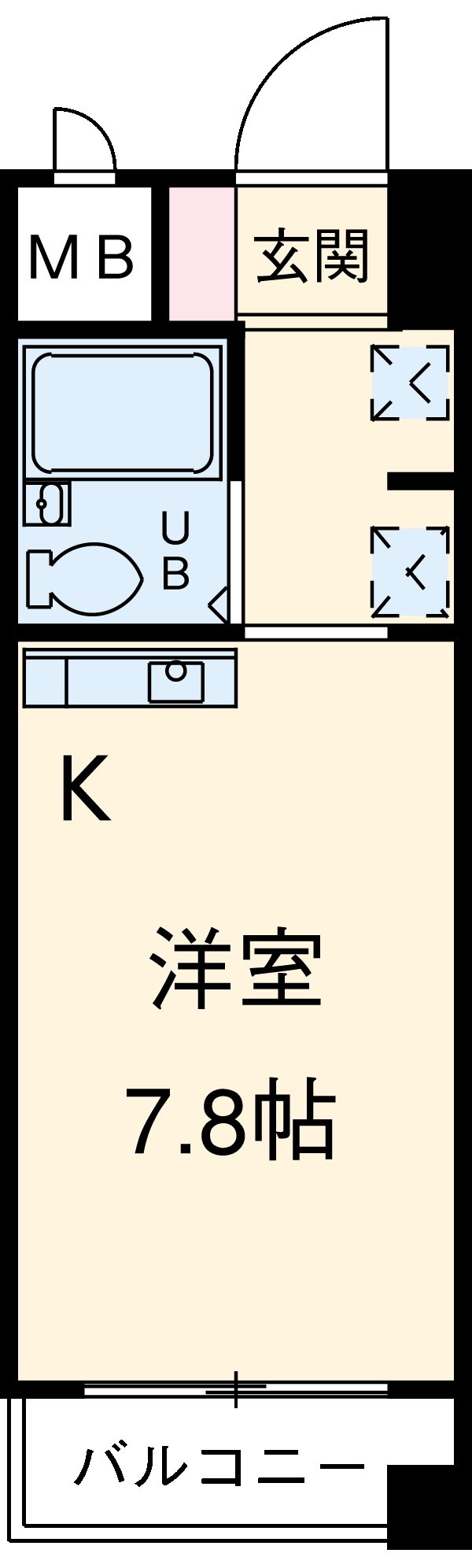 Komodokasa Miwaの間取り