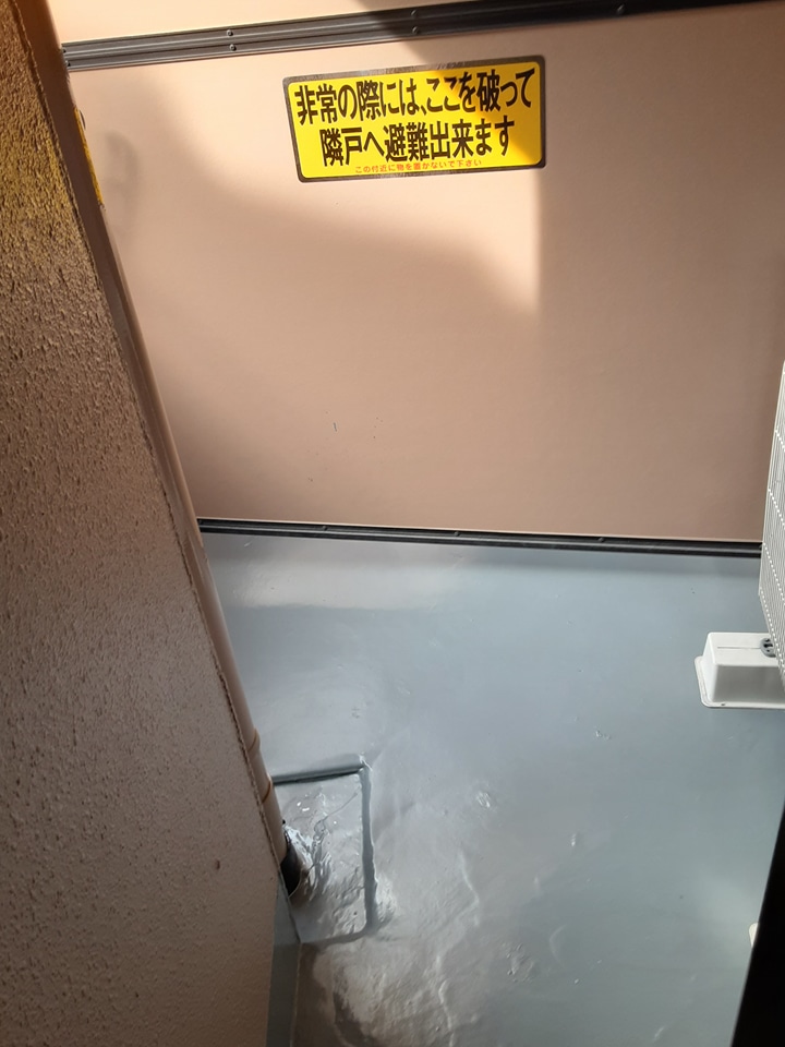 9/20 バルコニー