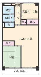 メゾン山木の間取り