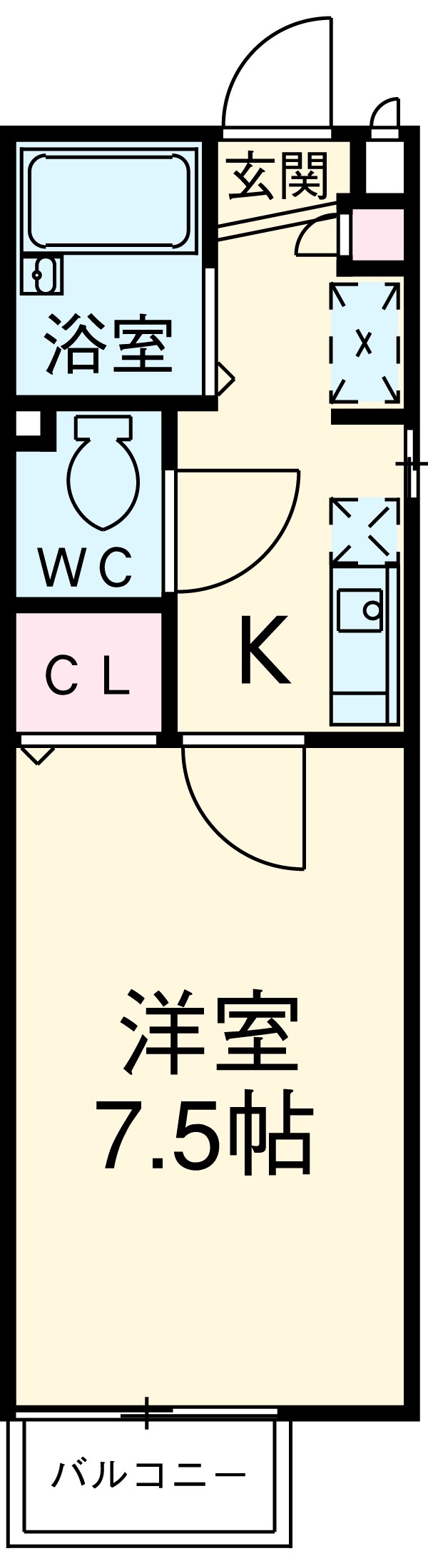 ウッディメゾン桜の間取り