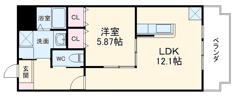 アーバン・フジの間取り
