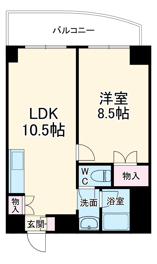 ライフステージ徳川の間取り