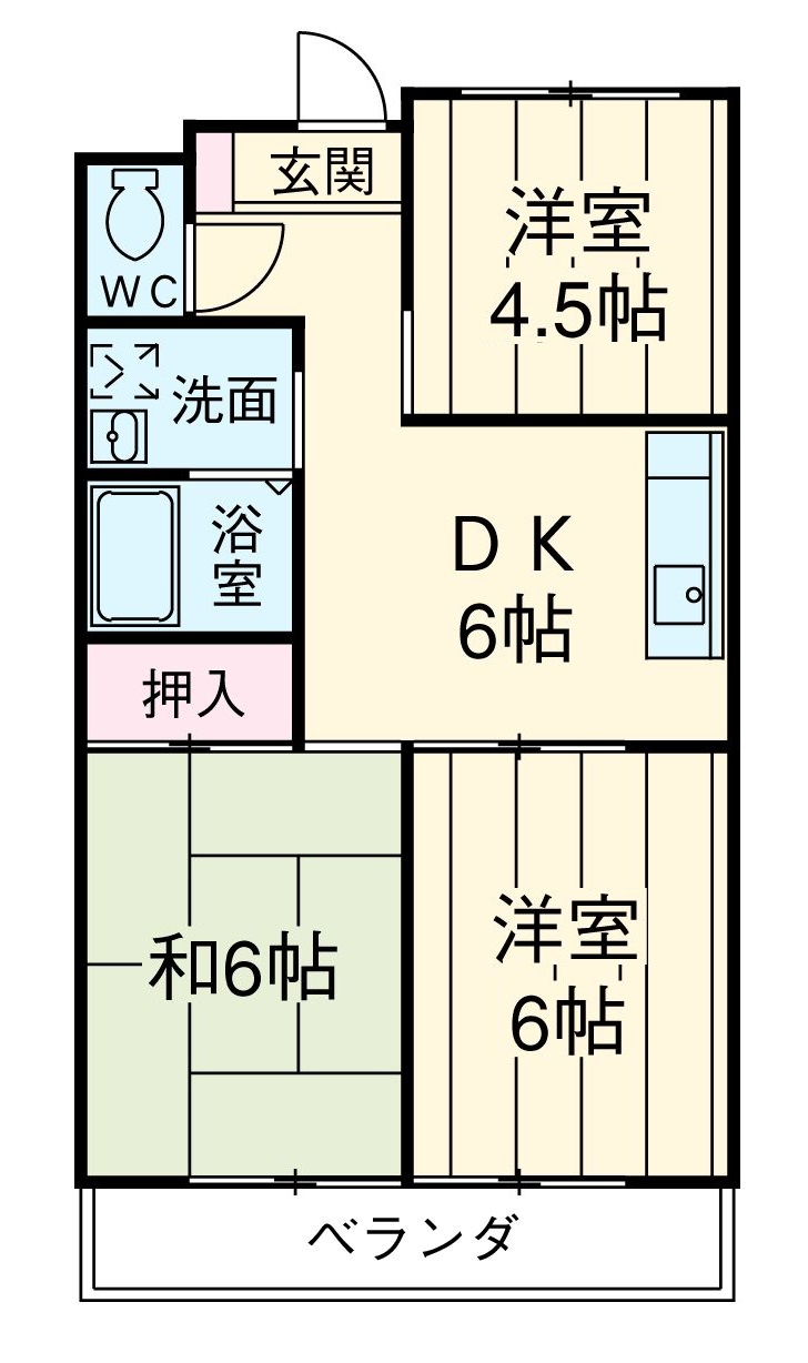 ドエルアクシオンの間取り